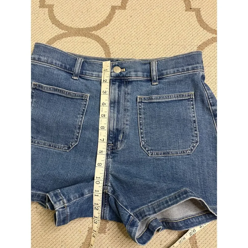 J. Crew Sailor denim short, 4” inseam, size 27, MSRP $98, 
Cg691 - Picture 7 of 11
